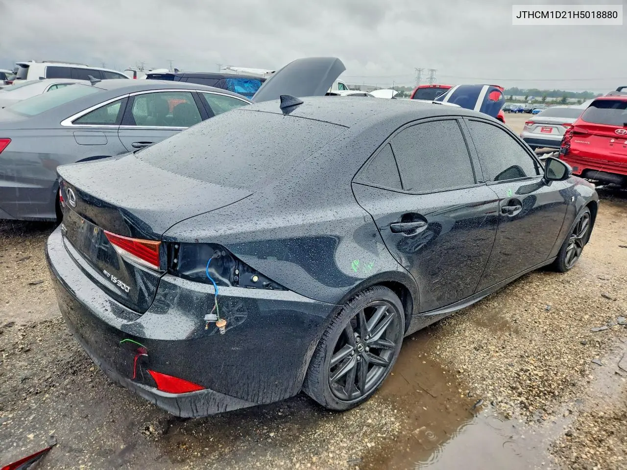 2017 LEXUS IS VIN JTHCM1D21H5018880 — фото 3