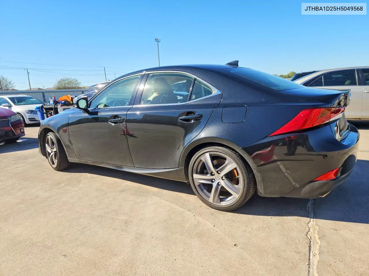 2017 LEXUS IS VIN JTHBA1D25H5049568 — фото 2