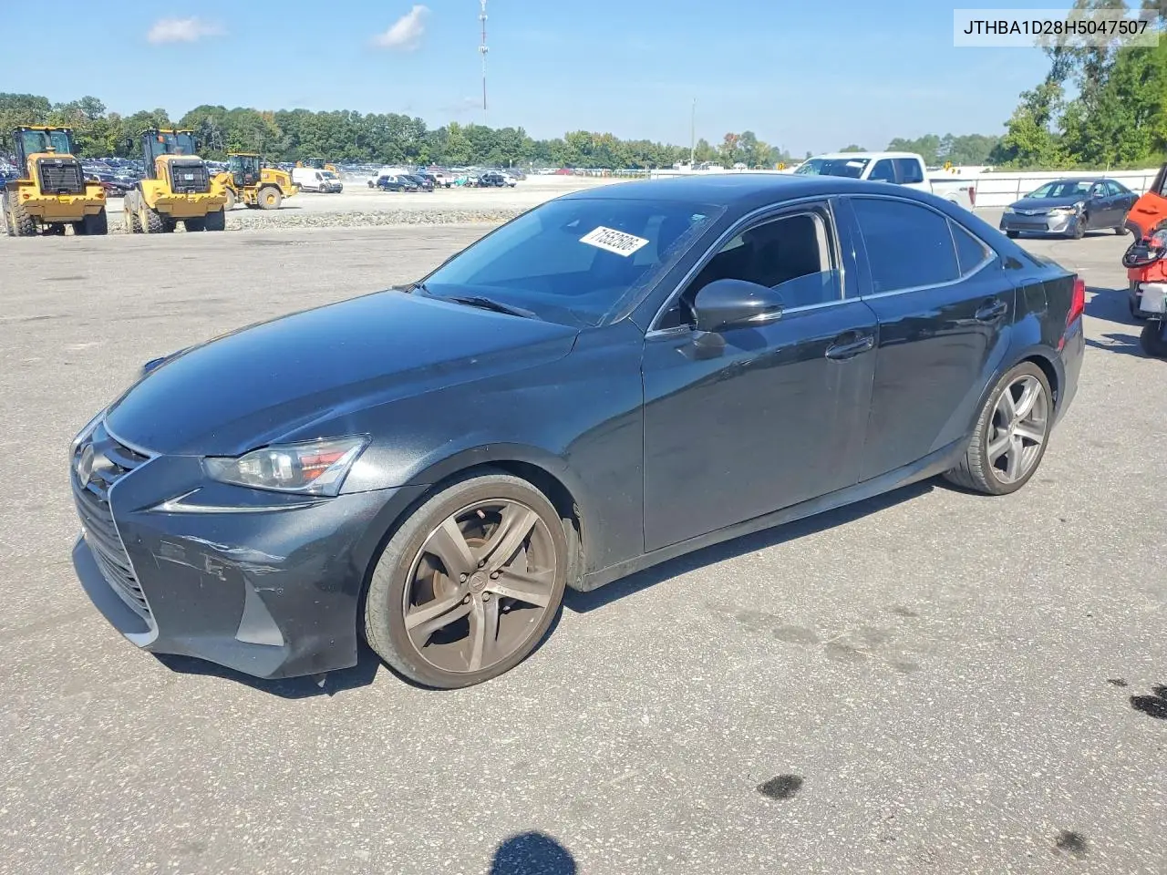 LEXUS IS 2017, VIN JTHBA1D28H5047507