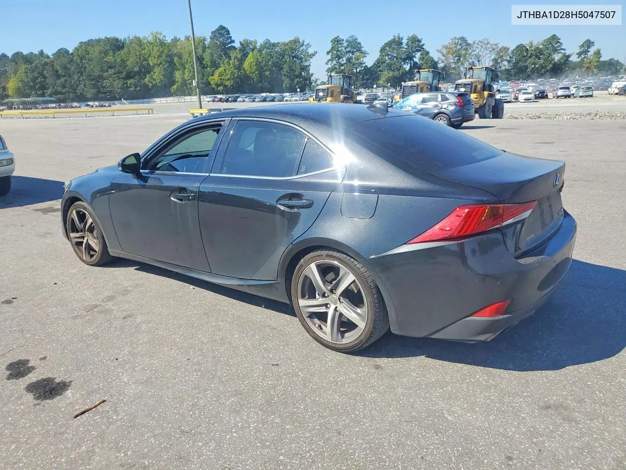 2017 LEXUS IS VIN JTHBA1D28H5047507 — фото 2