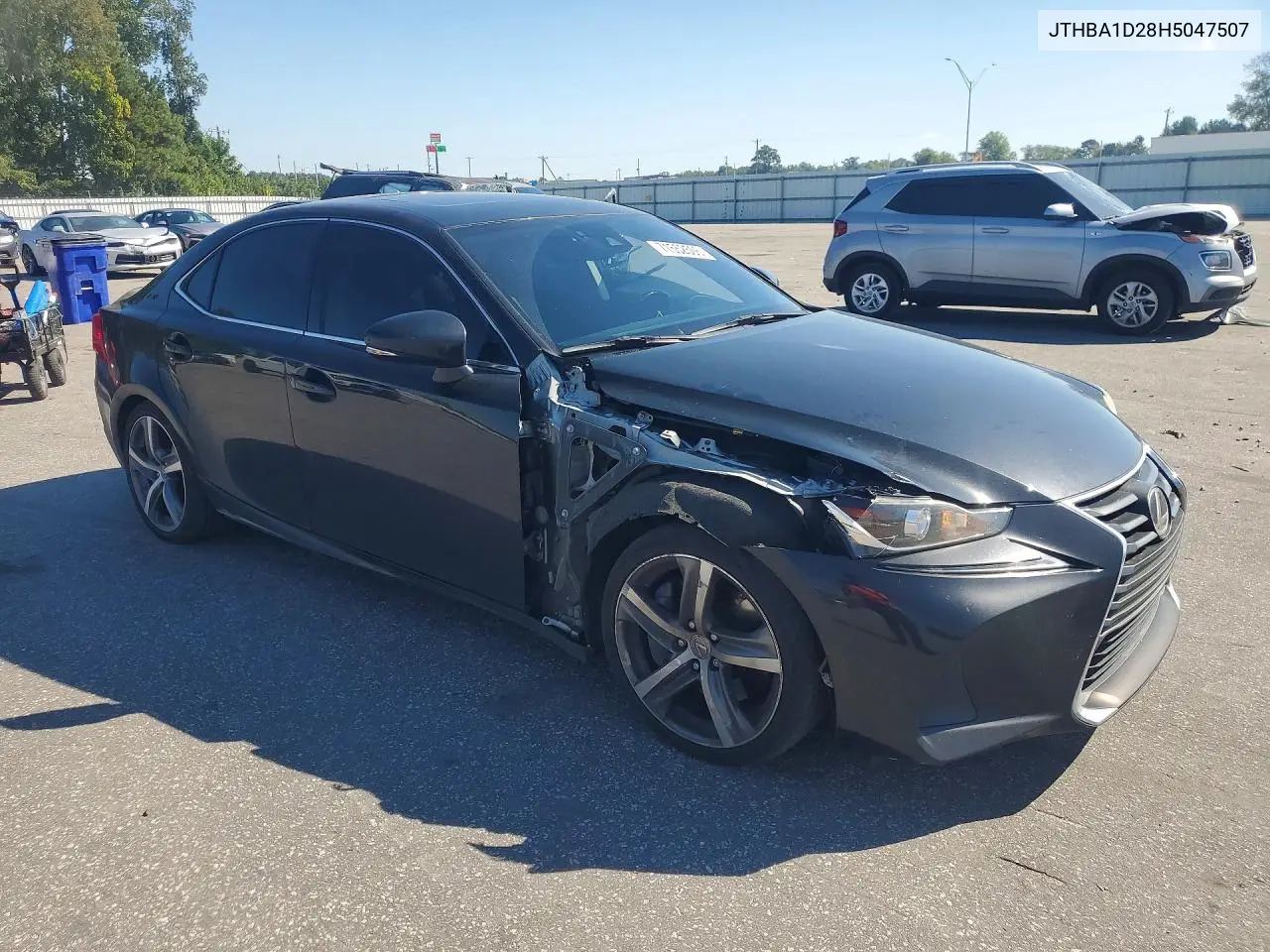 2017 LEXUS IS VIN JTHBA1D28H5047507 — фото 4