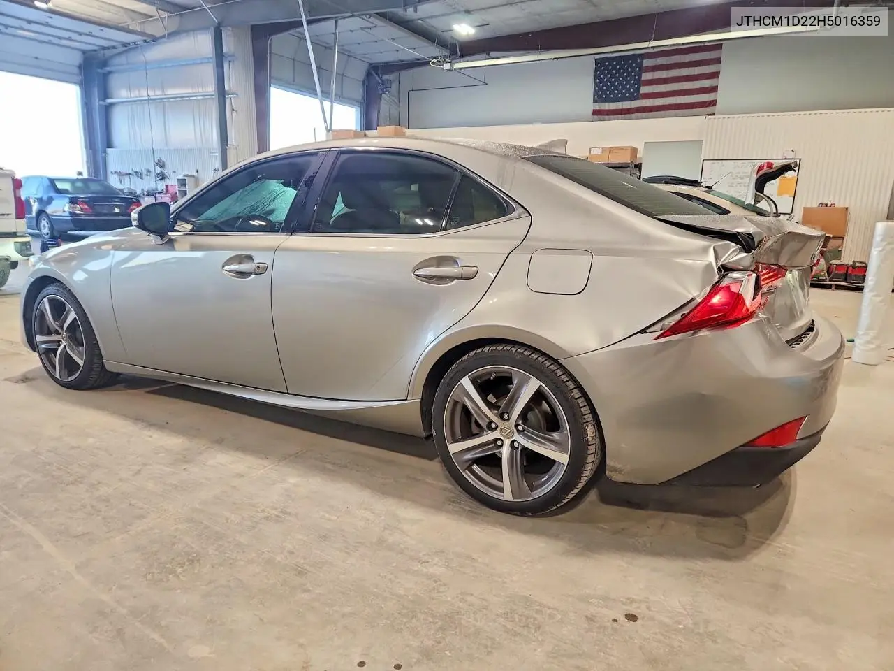 2017 LEXUS IS VIN JTHCM1D22H5016359 — фото 2