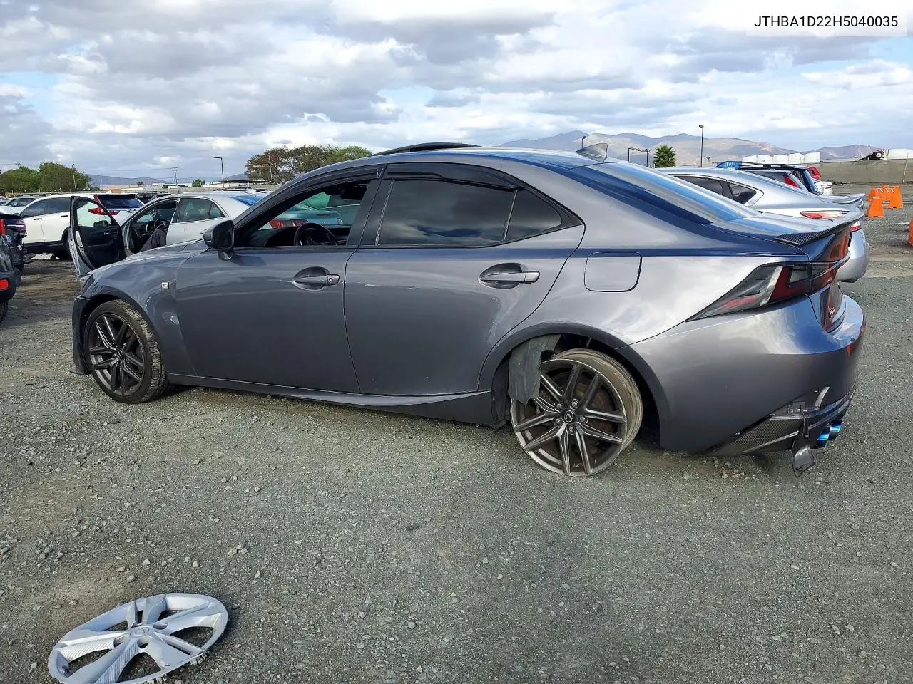 2017 LEXUS IS VIN JTHBA1D22H5040035 — фото 2