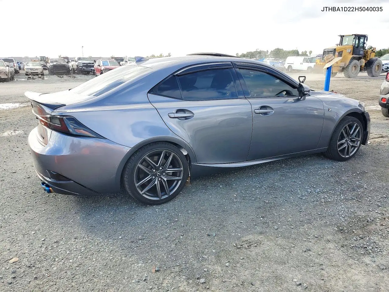 2017 LEXUS IS VIN JTHBA1D22H5040035 — фото 3