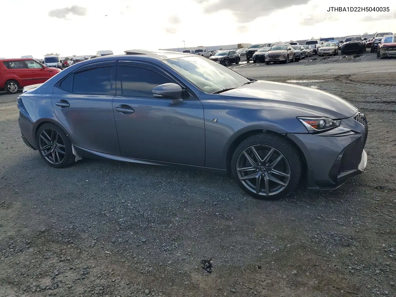 2017 LEXUS IS VIN JTHBA1D22H5040035 — фото 4