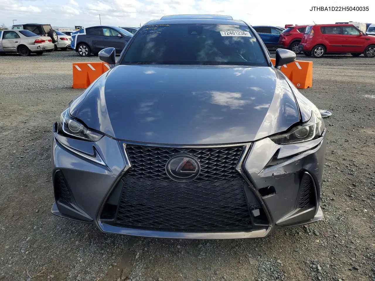 2017 LEXUS IS VIN JTHBA1D22H5040035 — фото 5