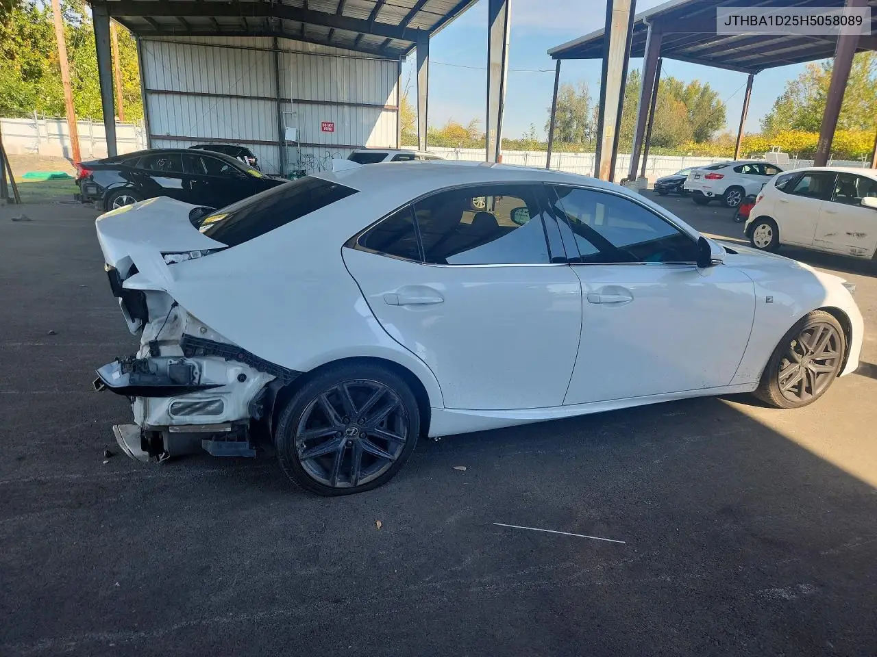 2017 LEXUS IS VIN JTHBA1D25H5058089 — фото 3