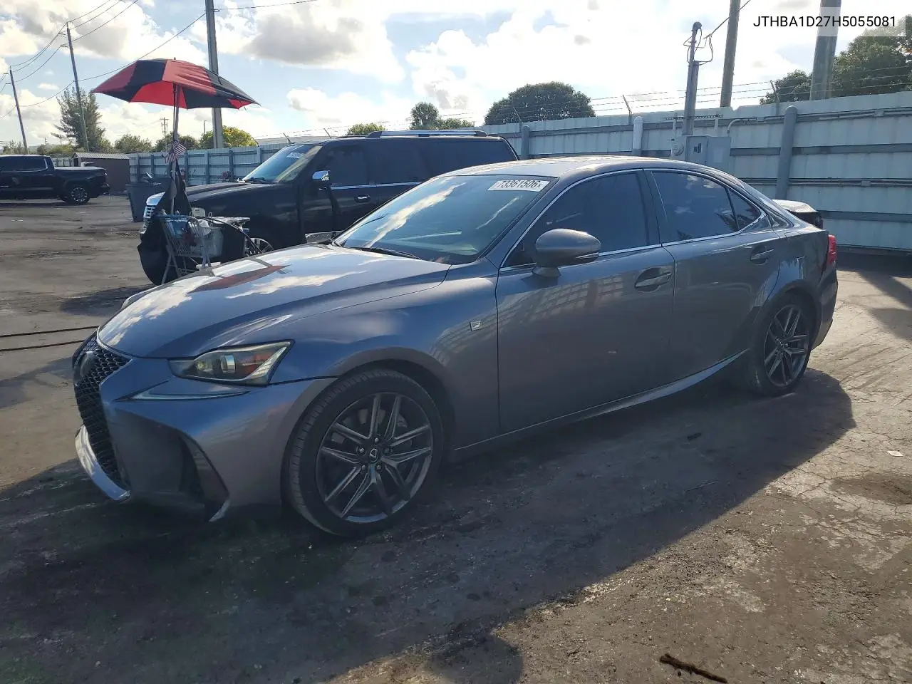 LEXUS IS 2017, VIN JTHBA1D27H5055081