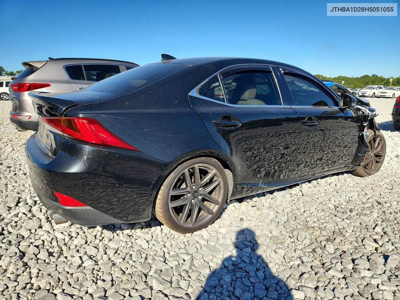 2017 LEXUS IS VIN JTHBA1D28H5051055 — фото 3