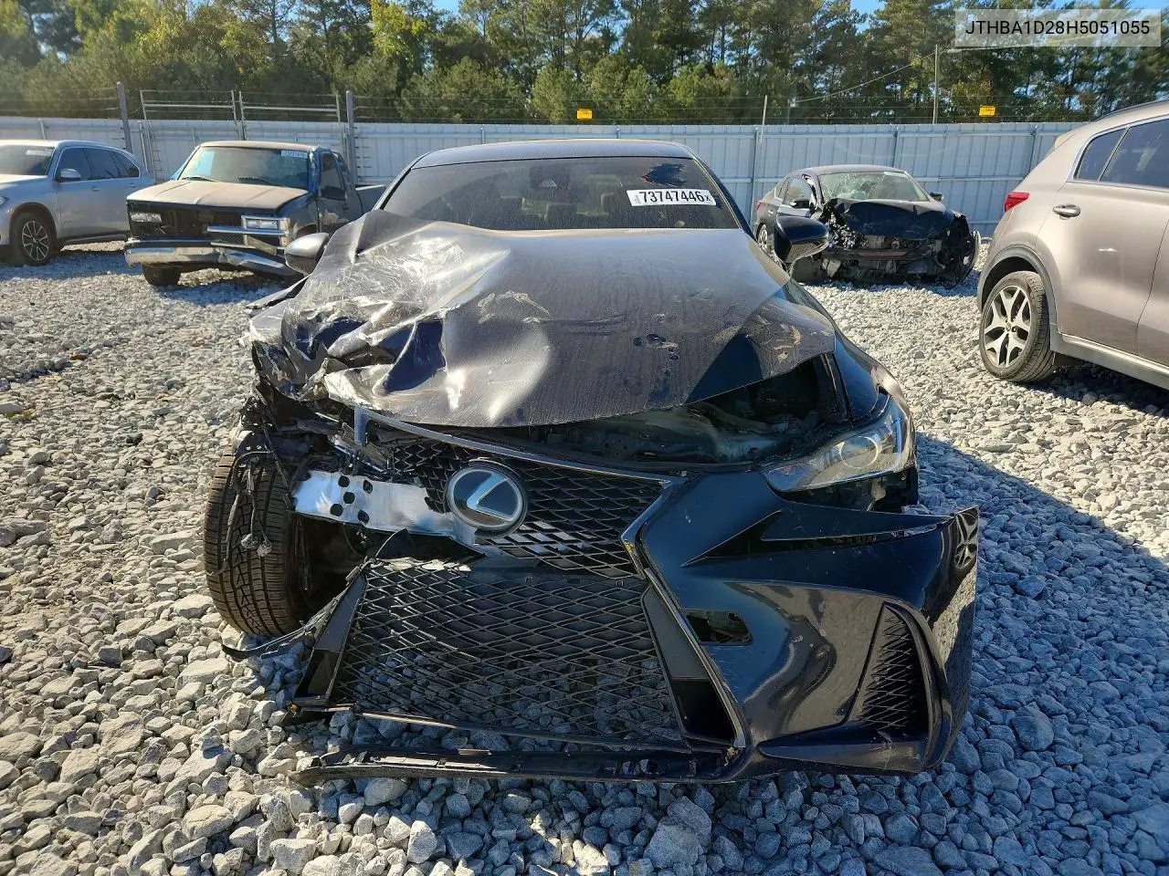 2017 LEXUS IS VIN JTHBA1D28H5051055 — фото 5
