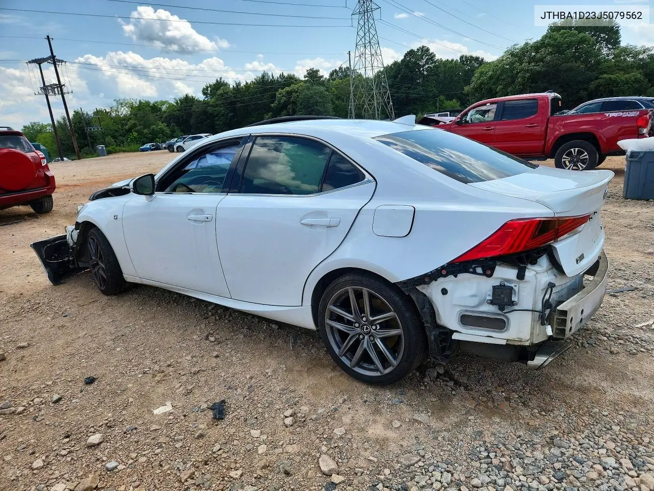 2018 LEXUS IS VIN JTHBA1D23J5079562 — фото 2