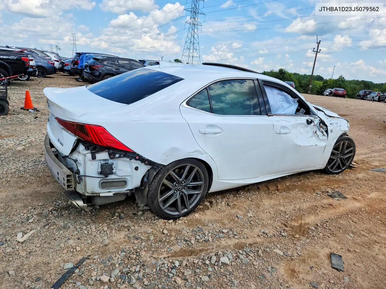 2018 LEXUS IS VIN JTHBA1D23J5079562 — фото 3