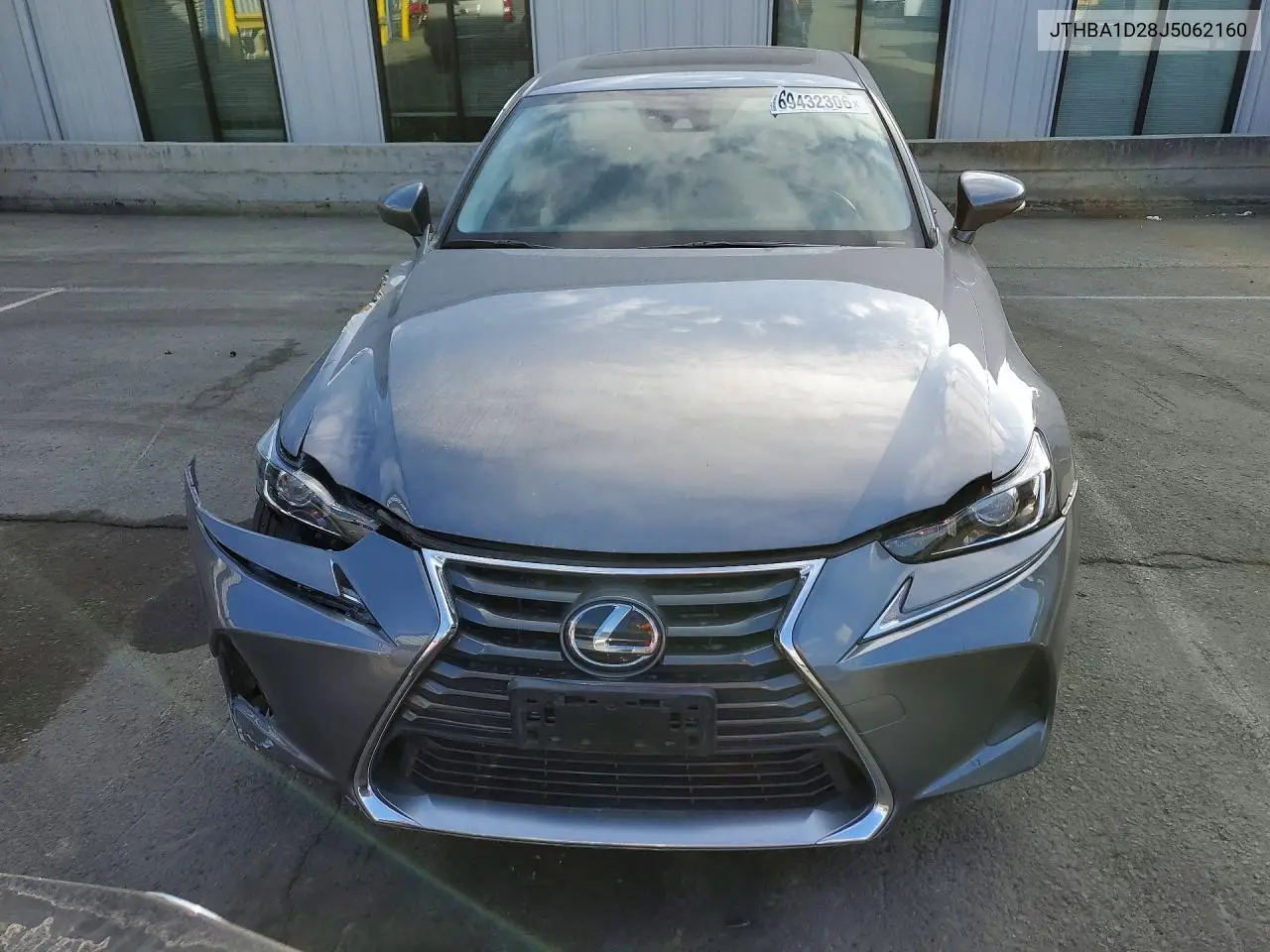 2018 LEXUS IS VIN JTHBA1D28J5062160 — фото 5