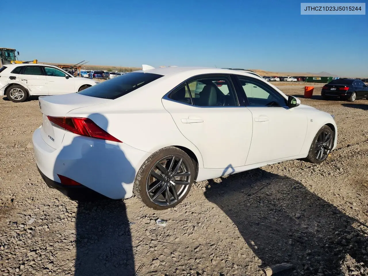 2018 LEXUS IS VIN JTHCZ1D23J5015244 — фото 3