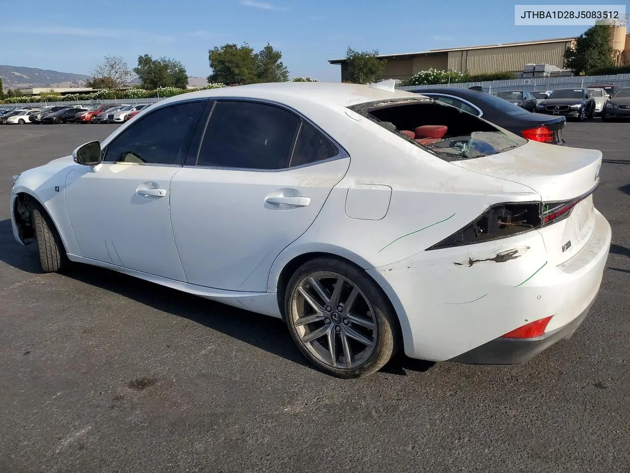 2018 LEXUS IS VIN JTHBA1D28J5083512 — фото 2