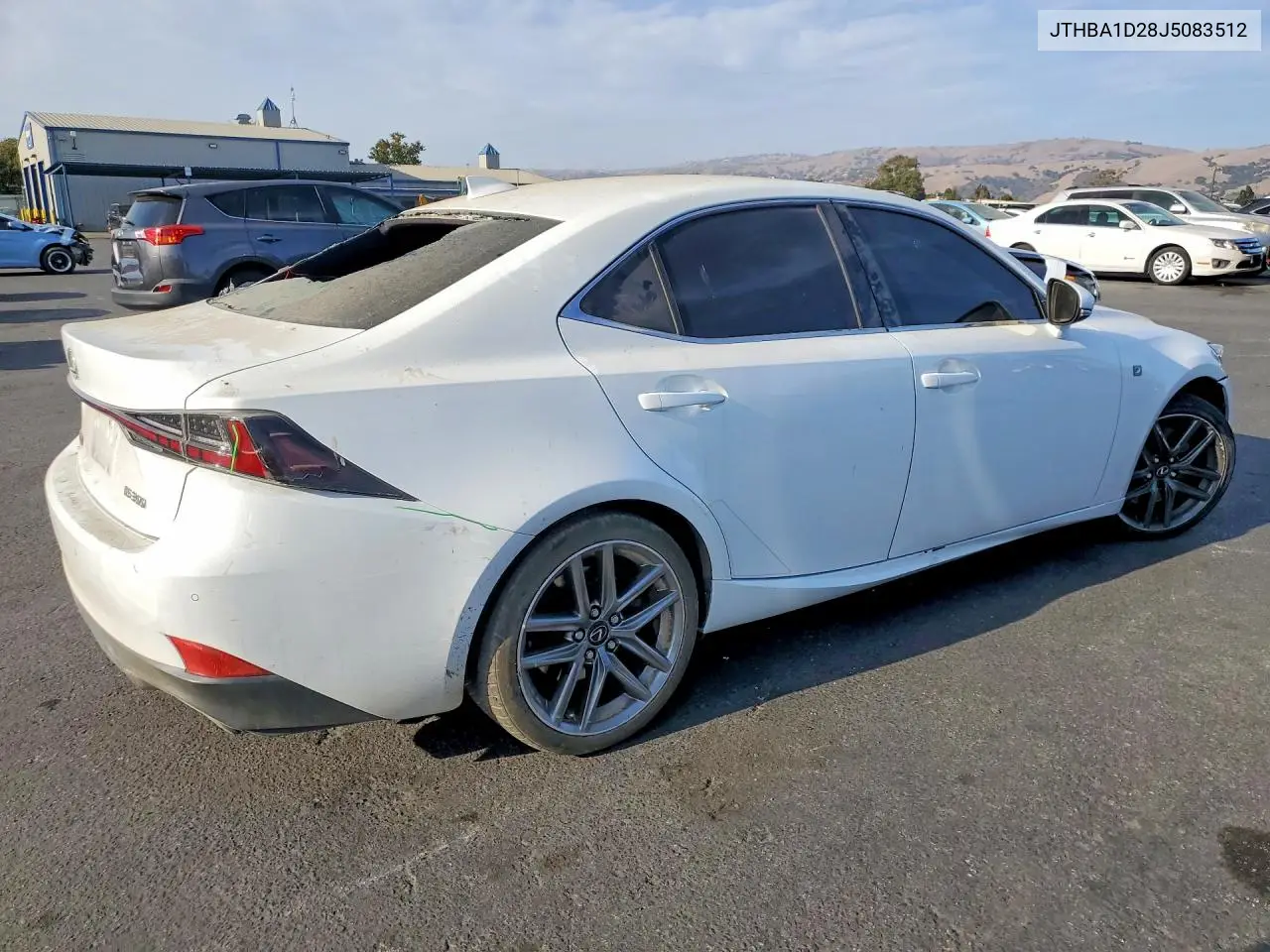 2018 LEXUS IS VIN JTHBA1D28J5083512 — фото 3