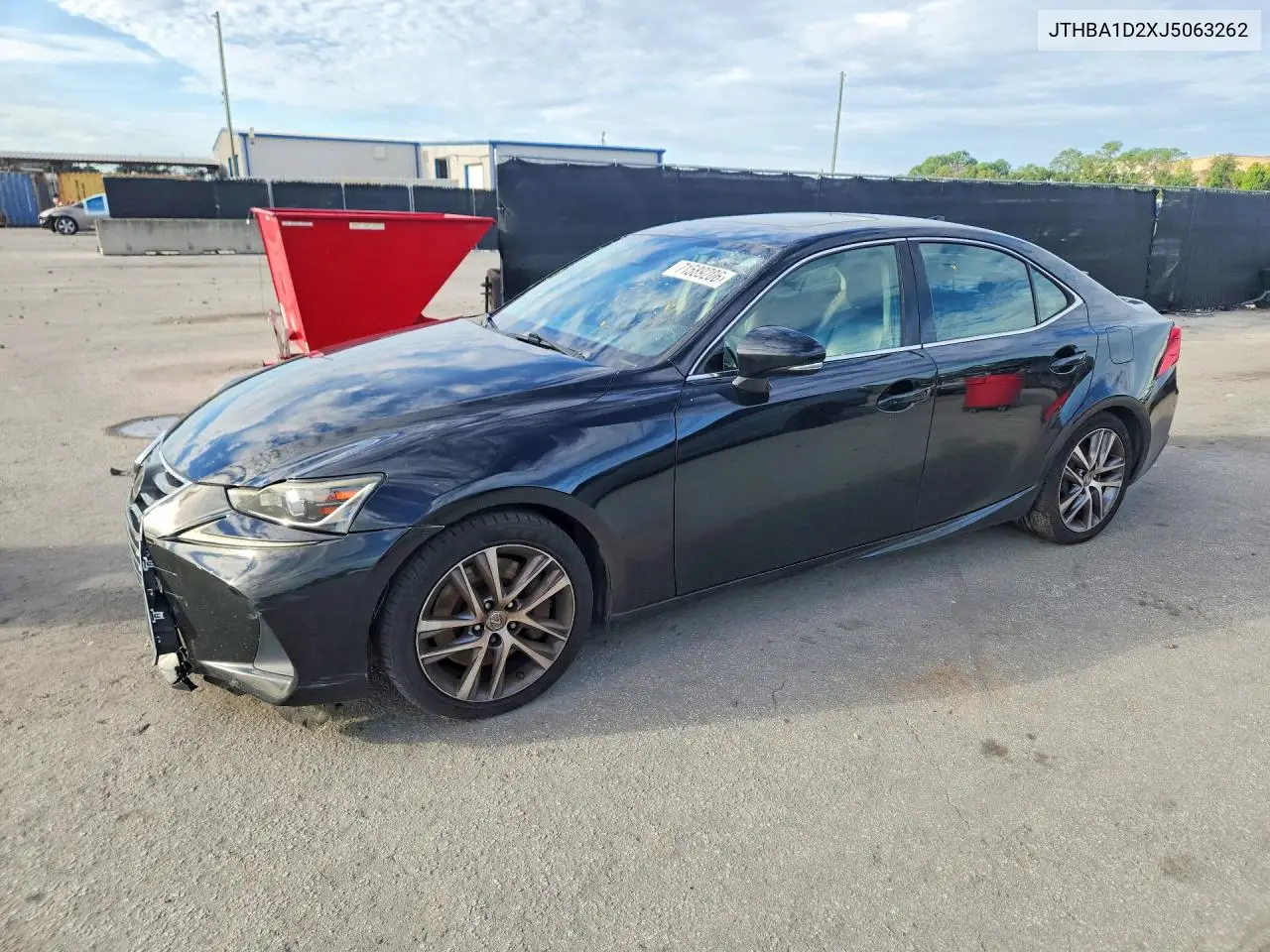 LEXUS IS 2018, VIN JTHBA1D2XJ5063262