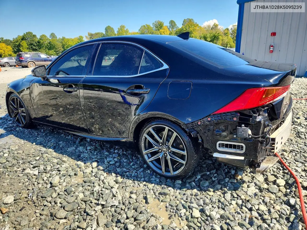 2019 LEXUS IS VIN JTHBA1D28K5095239 — фото 2