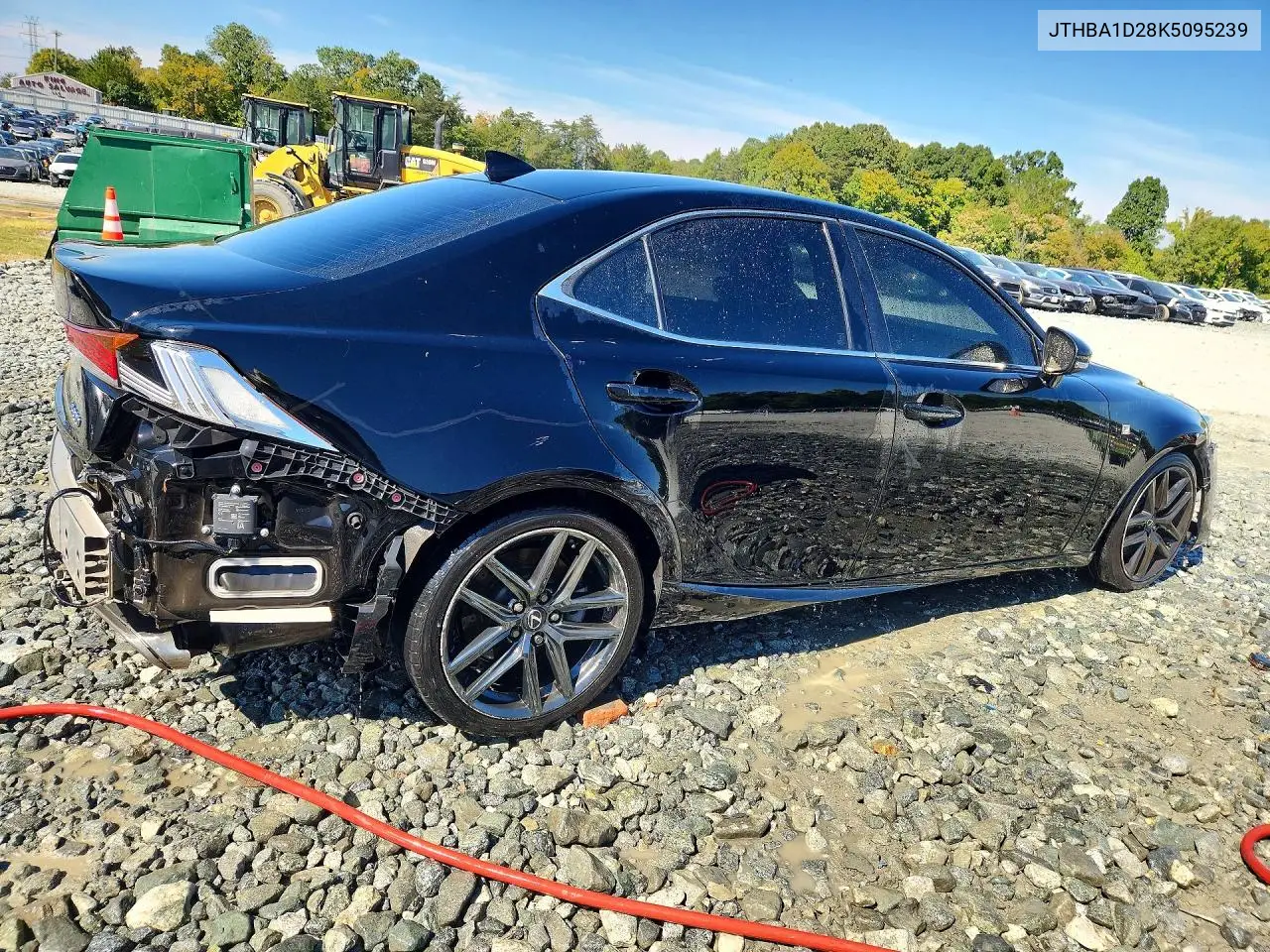 2019 LEXUS IS VIN JTHBA1D28K5095239 — фото 3