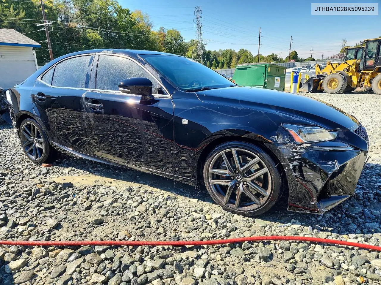 2019 LEXUS IS VIN JTHBA1D28K5095239 — фото 4