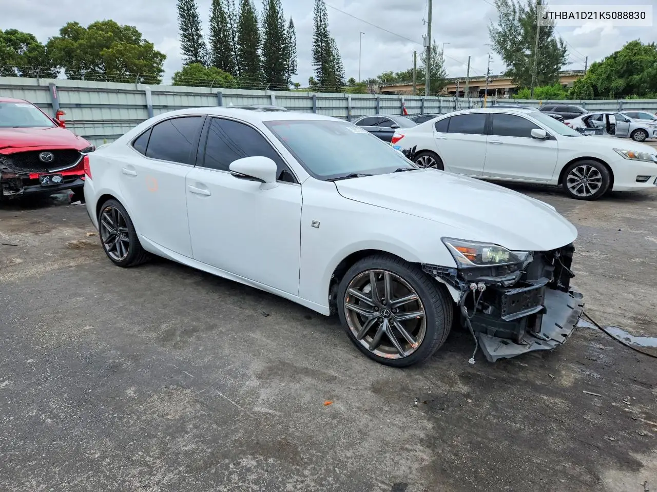2019 LEXUS IS VIN JTHBA1D21K5088830 — фото 4
