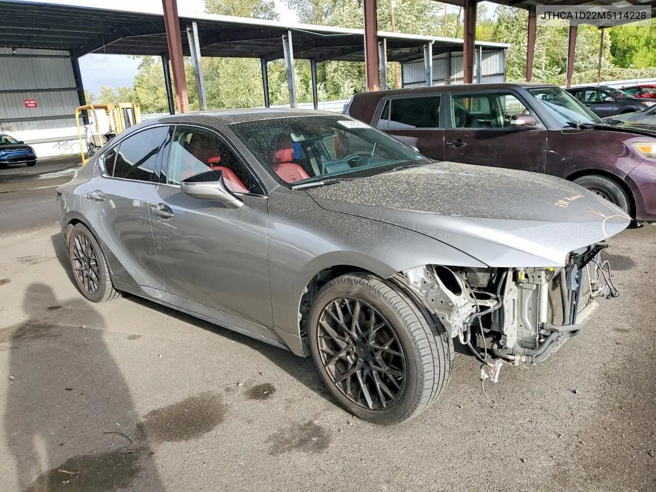 2021 LEXUS IS VIN JTHCA1D22M5114228 — фото 4