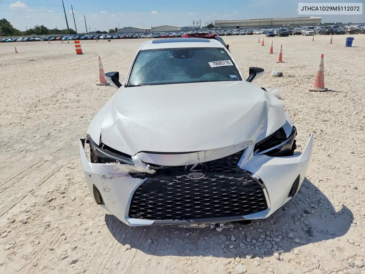 2021 LEXUS IS VIN JTHCA1D29M5112072 — фото 5