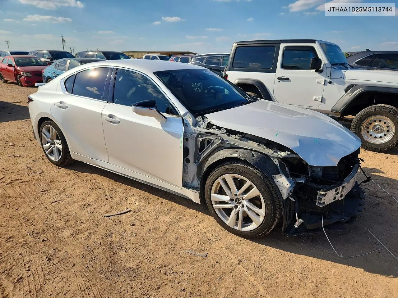 2021 LEXUS IS VIN JTHAA1D25M5113744 — фото 4