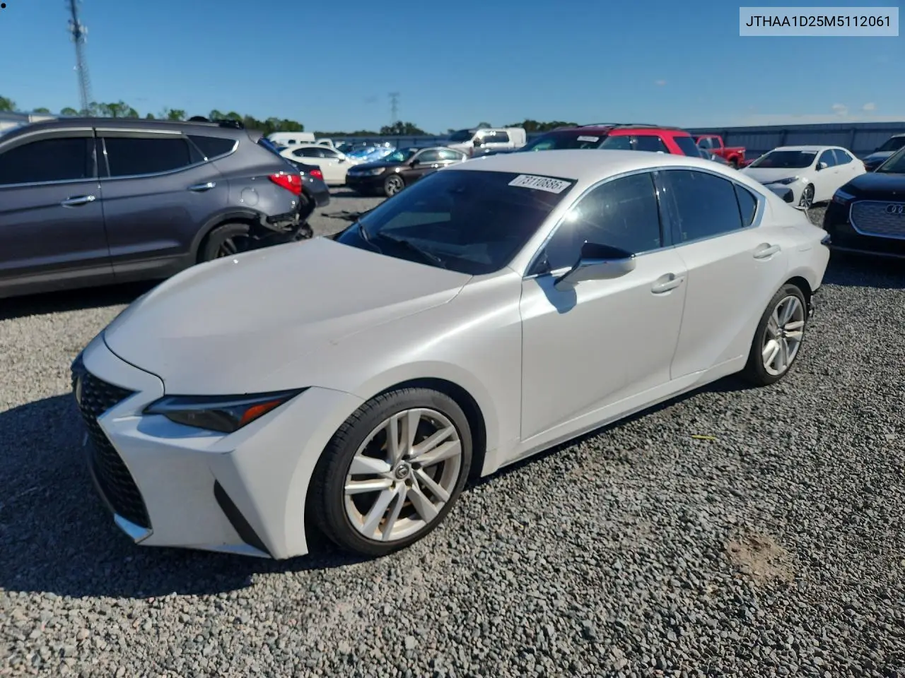 LEXUS IS 2021, VIN JTHAA1D25M5112061