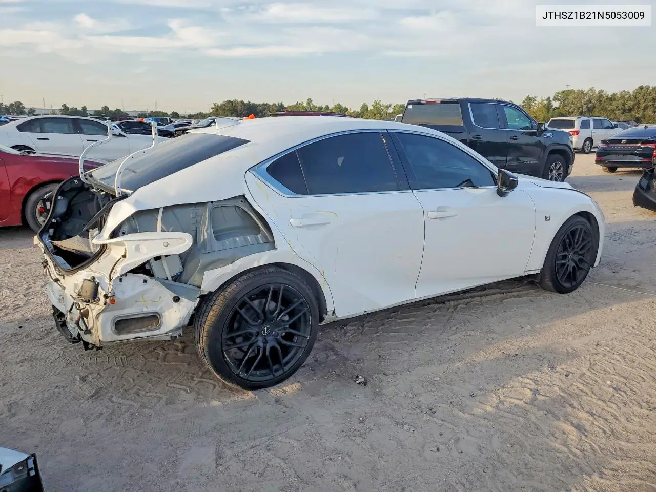 2022 LEXUS IS VIN JTHSZ1B21N5053009 — фото 3