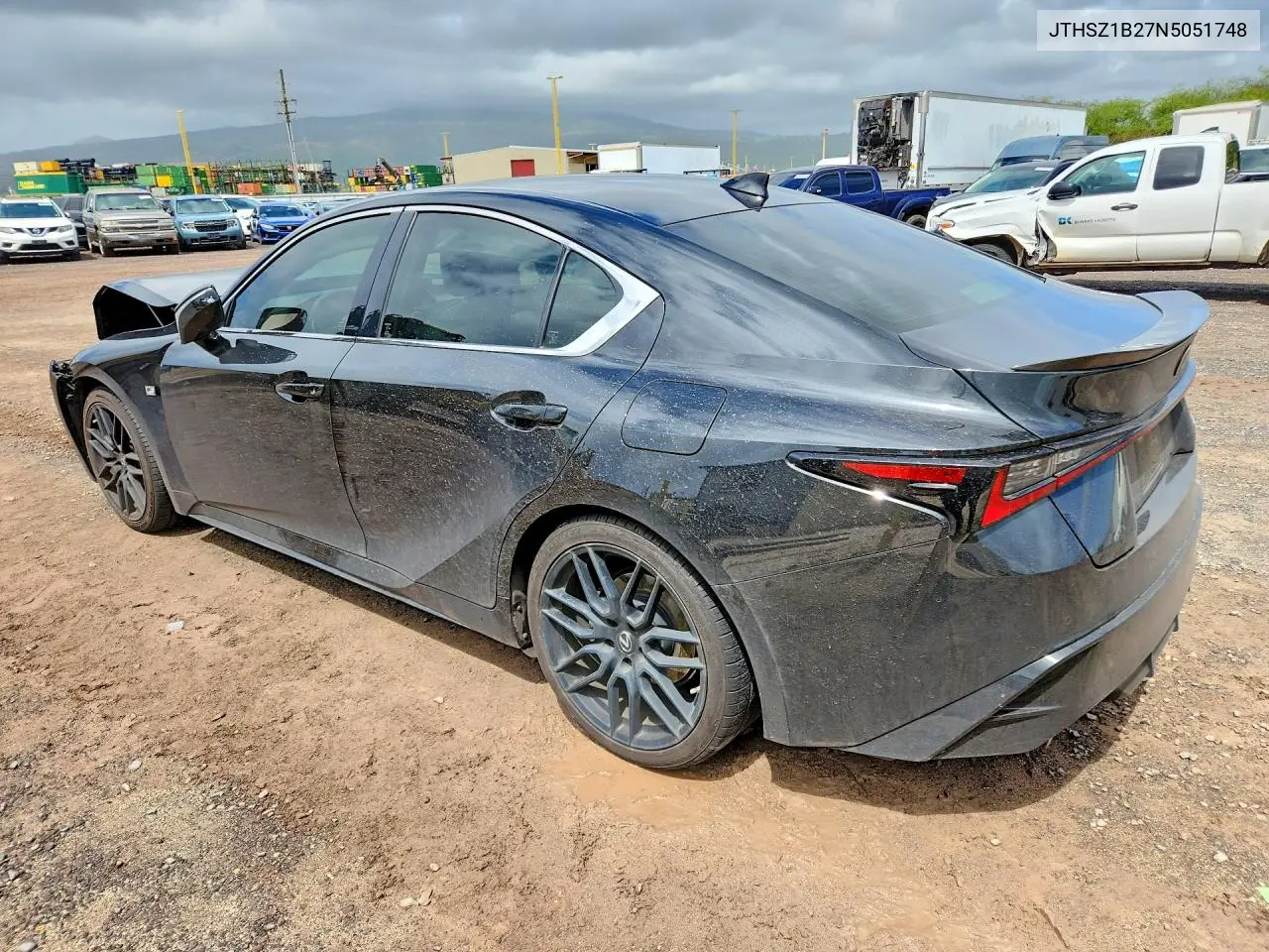 2022 LEXUS IS VIN JTHSZ1B27N5051748 — фото 2