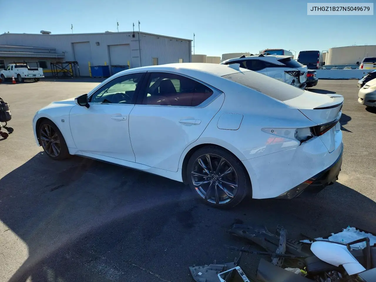 2022 LEXUS IS VIN JTHGZ1B27N5049679 — фото 2