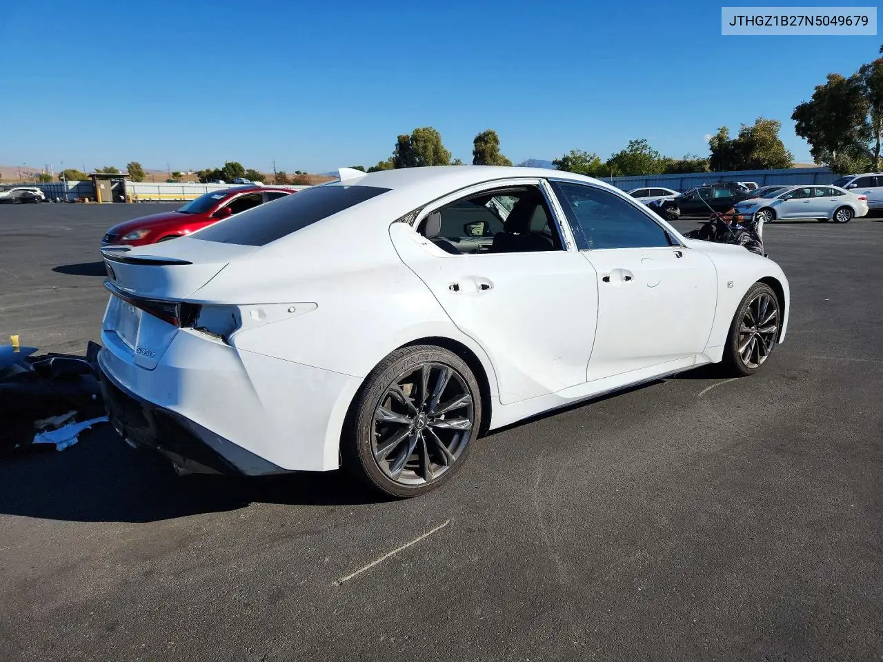 2022 LEXUS IS VIN JTHGZ1B27N5049679 — фото 3