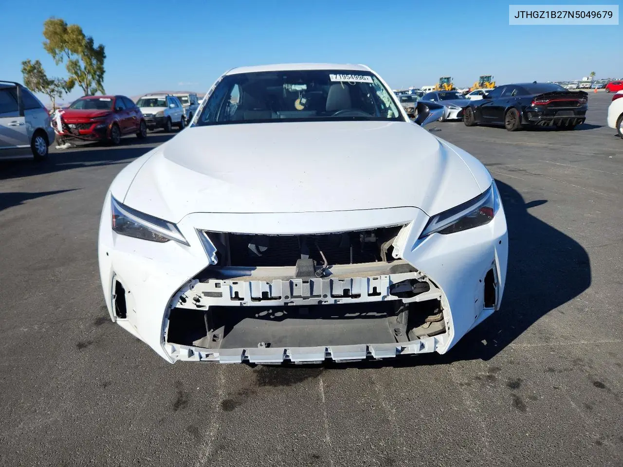2022 LEXUS IS VIN JTHGZ1B27N5049679 — фото 5