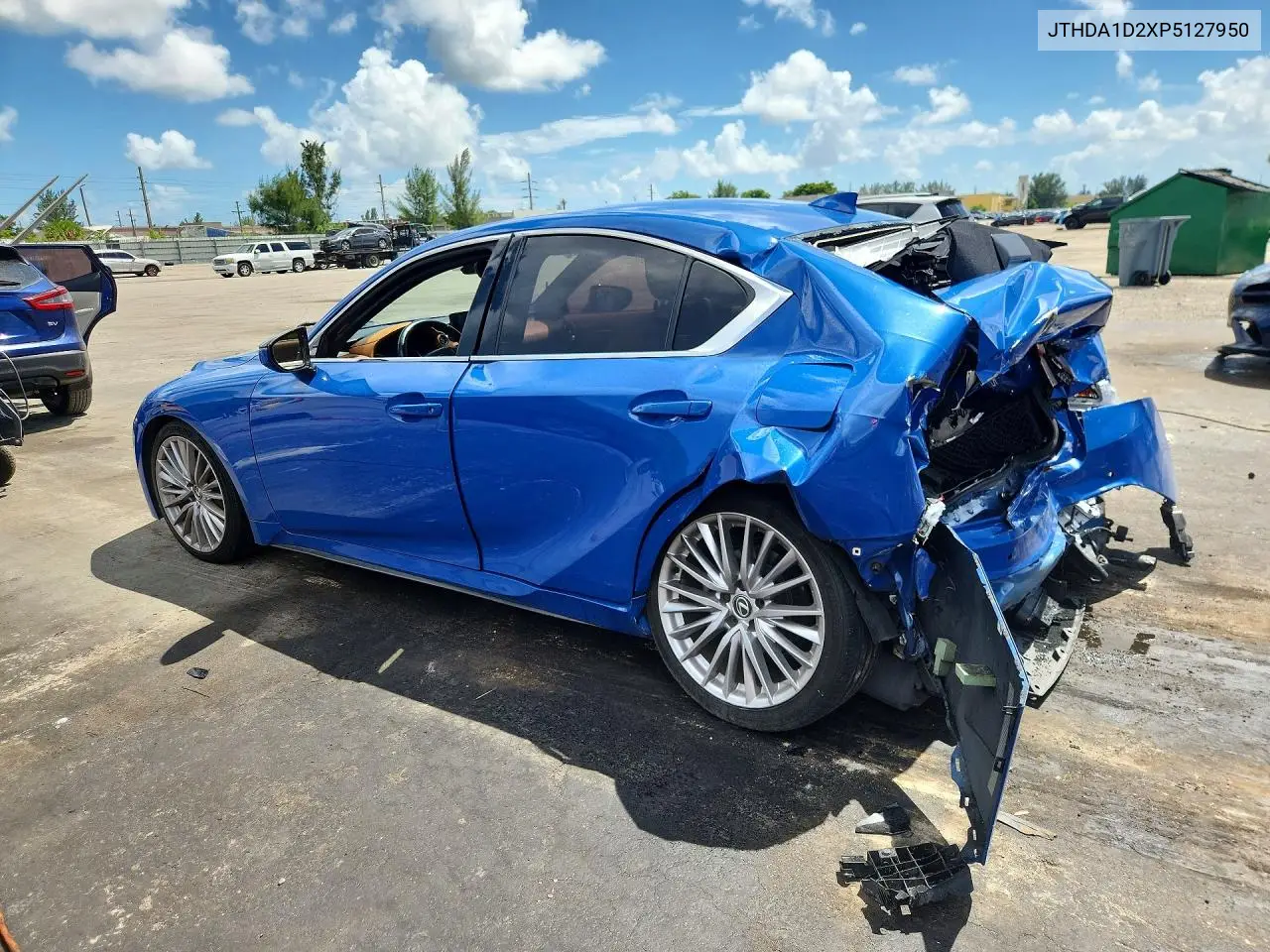2023 LEXUS IS VIN JTHDA1D2XP5127950 — фото 2