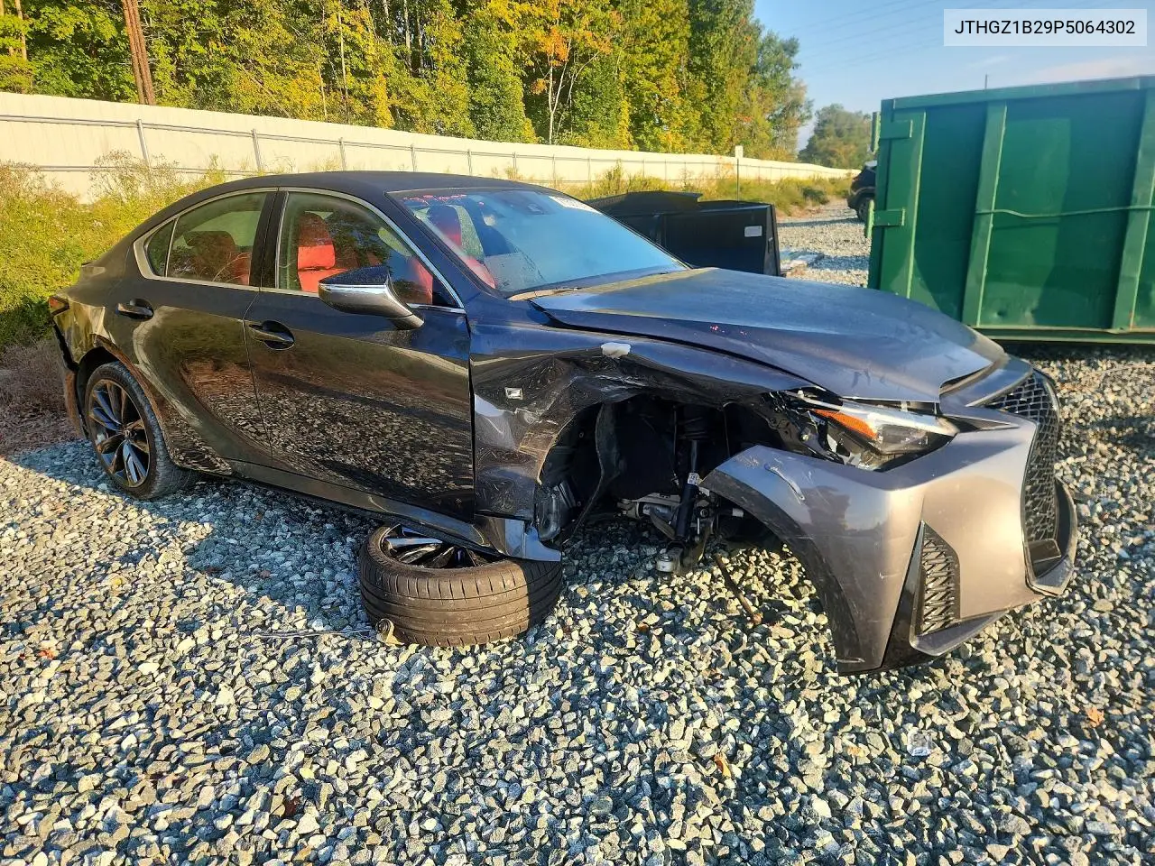 2023 LEXUS IS VIN JTHGZ1B29P5064302 — фото 4