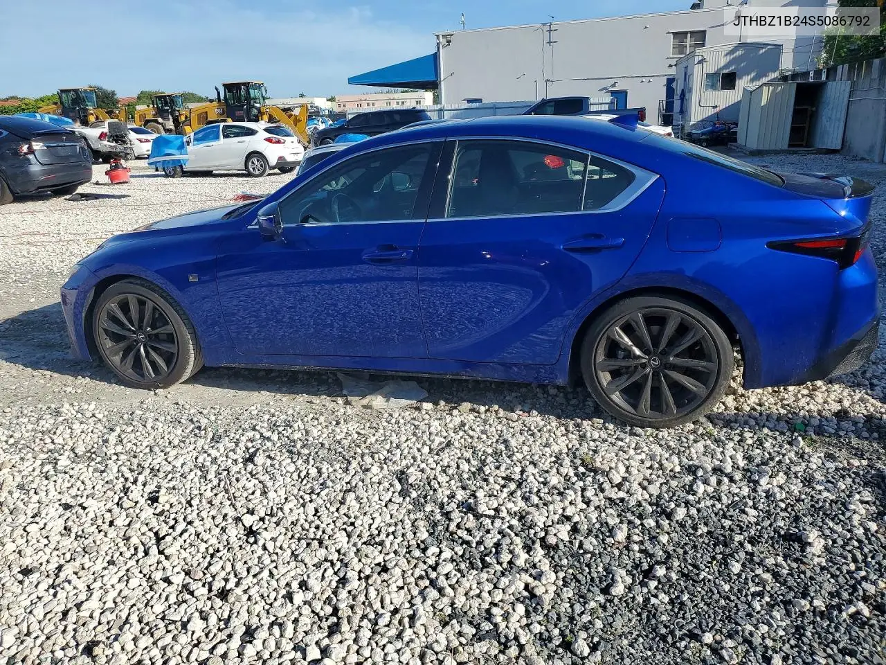 2025 LEXUS IS VIN JTHBZ1B24S5086792 — фото 2