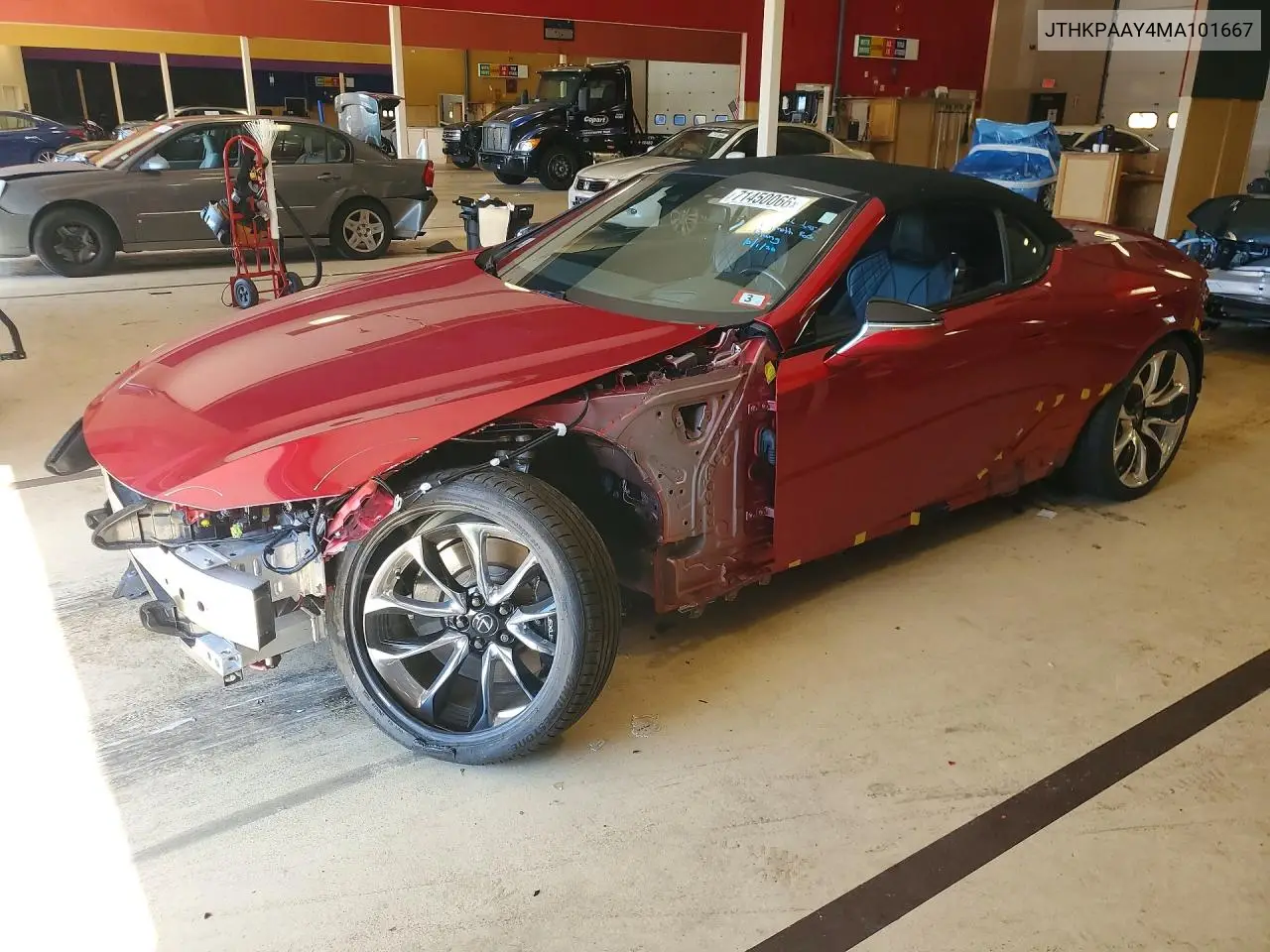 LEXUS LC 2021, VIN JTHKPAAY4MA101667