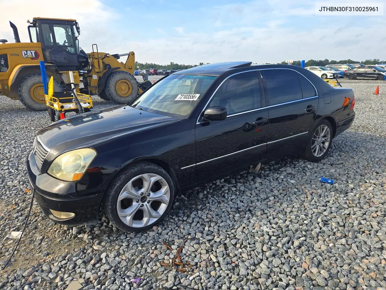 LEXUS LS 2001, VIN JTHBN30F310025961