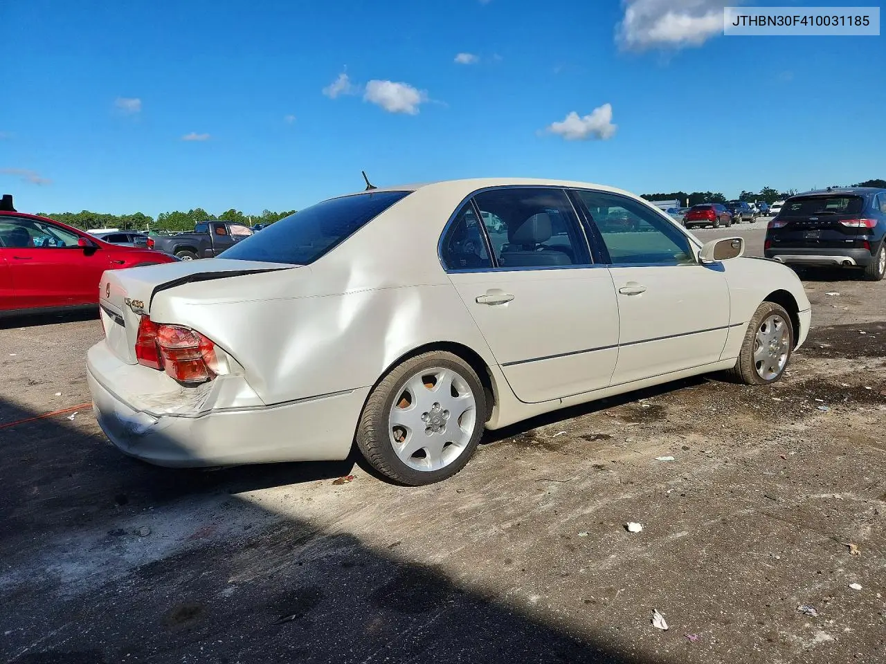 2001 LEXUS LS VIN JTHBN30F410031185 — фото 3