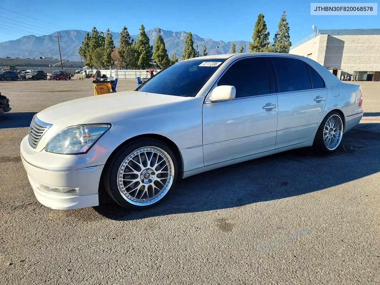 LEXUS LS 2002, VIN JTHBN30F820068578