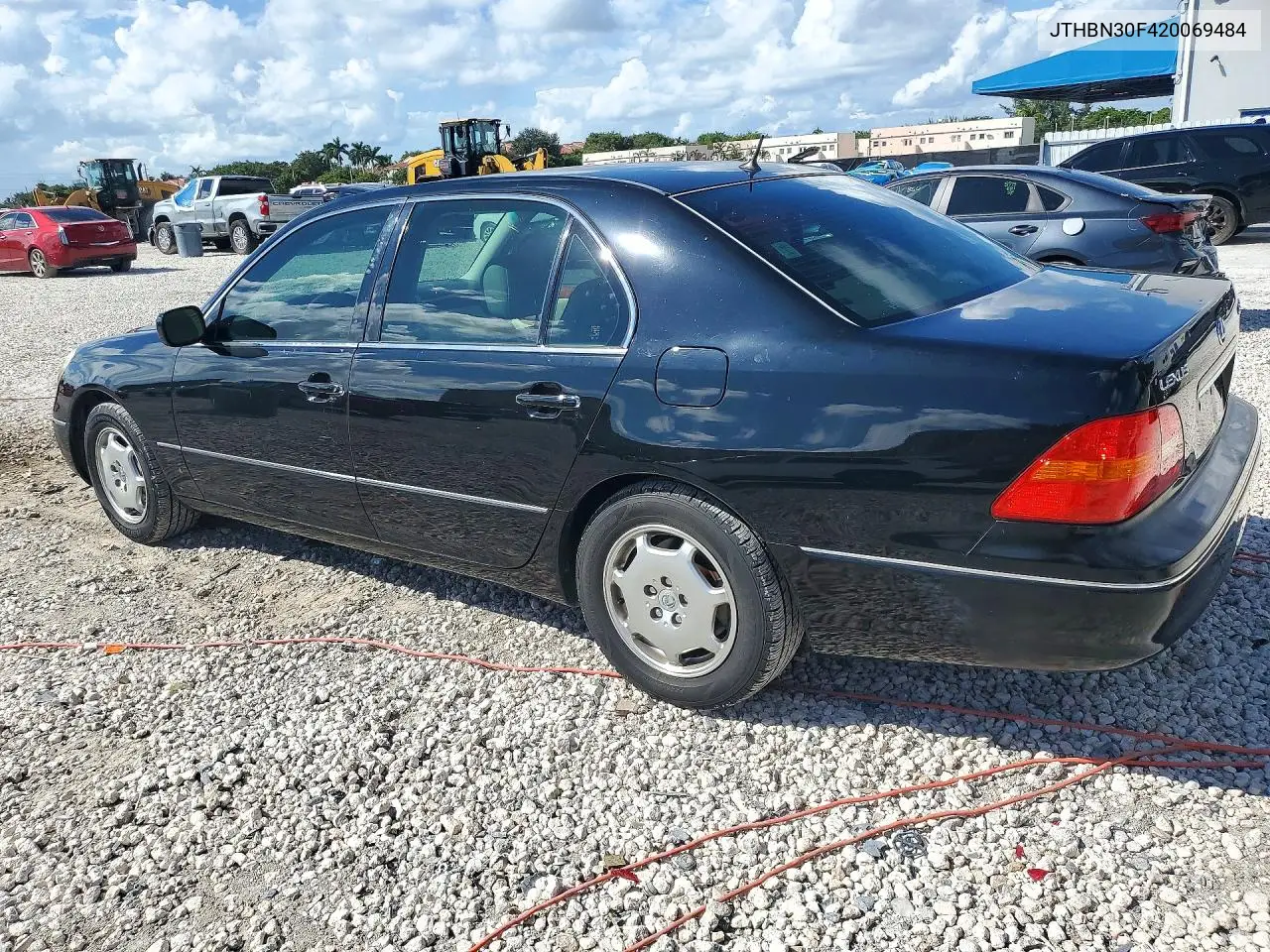 2002 LEXUS LS VIN JTHBN30F420069484 — фото 2