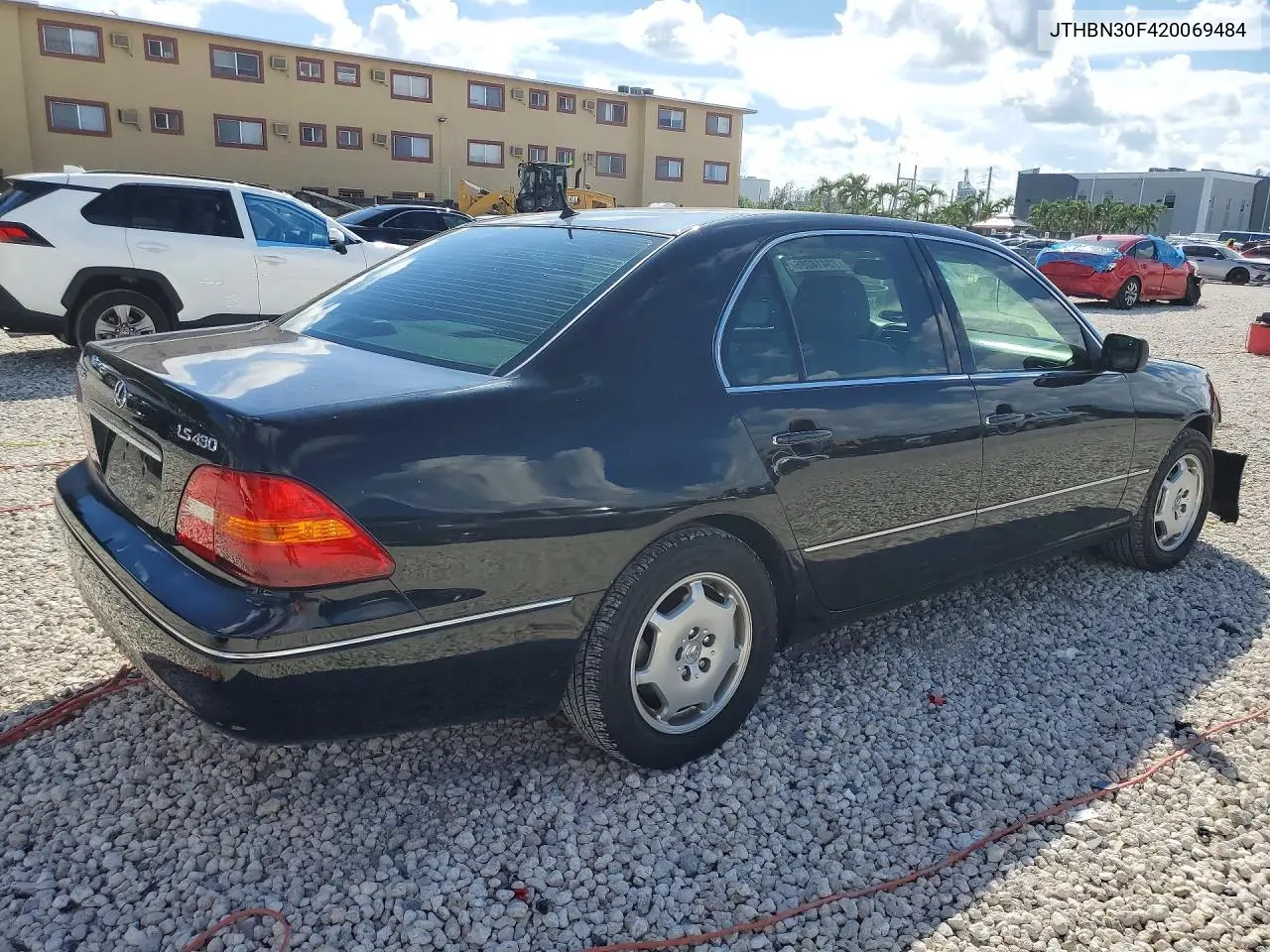 2002 LEXUS LS VIN JTHBN30F420069484 — фото 3