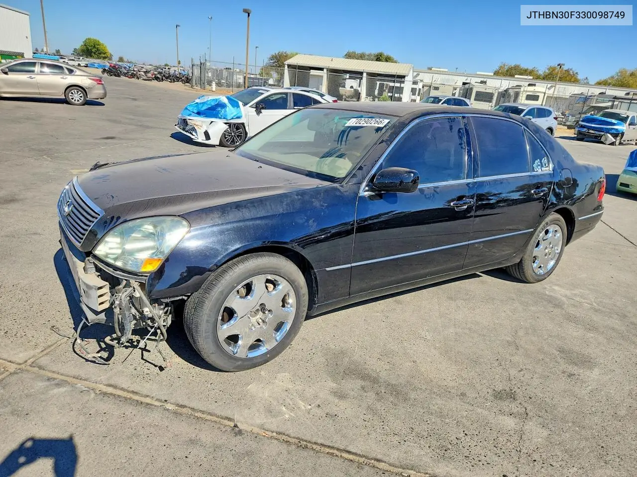 LEXUS LS 2003, VIN JTHBN30F330098749