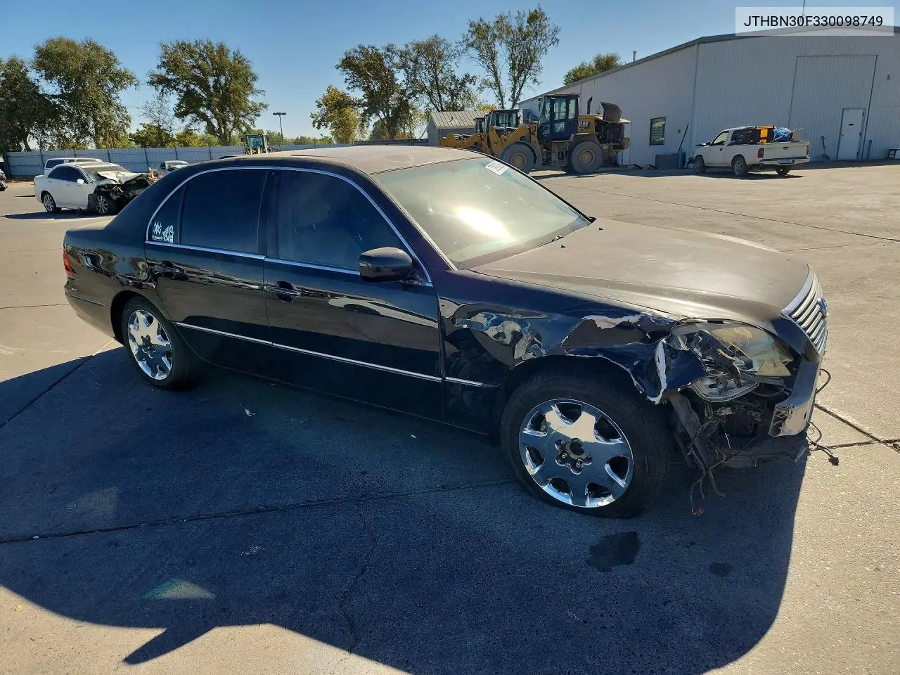 2003 LEXUS LS VIN JTHBN30F330098749 — фото 4