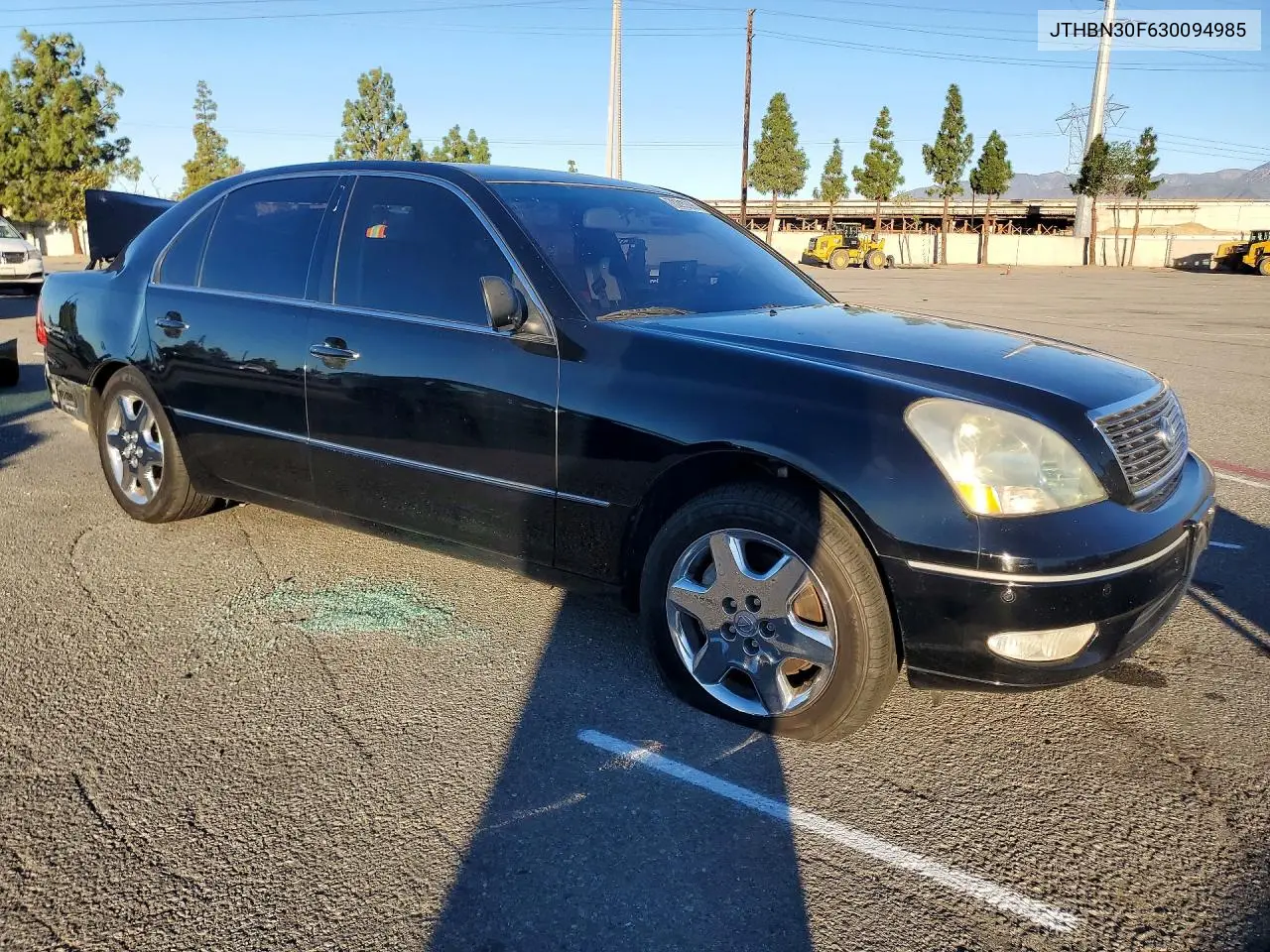 2003 LEXUS LS VIN JTHBN30F630094985 — фото 4