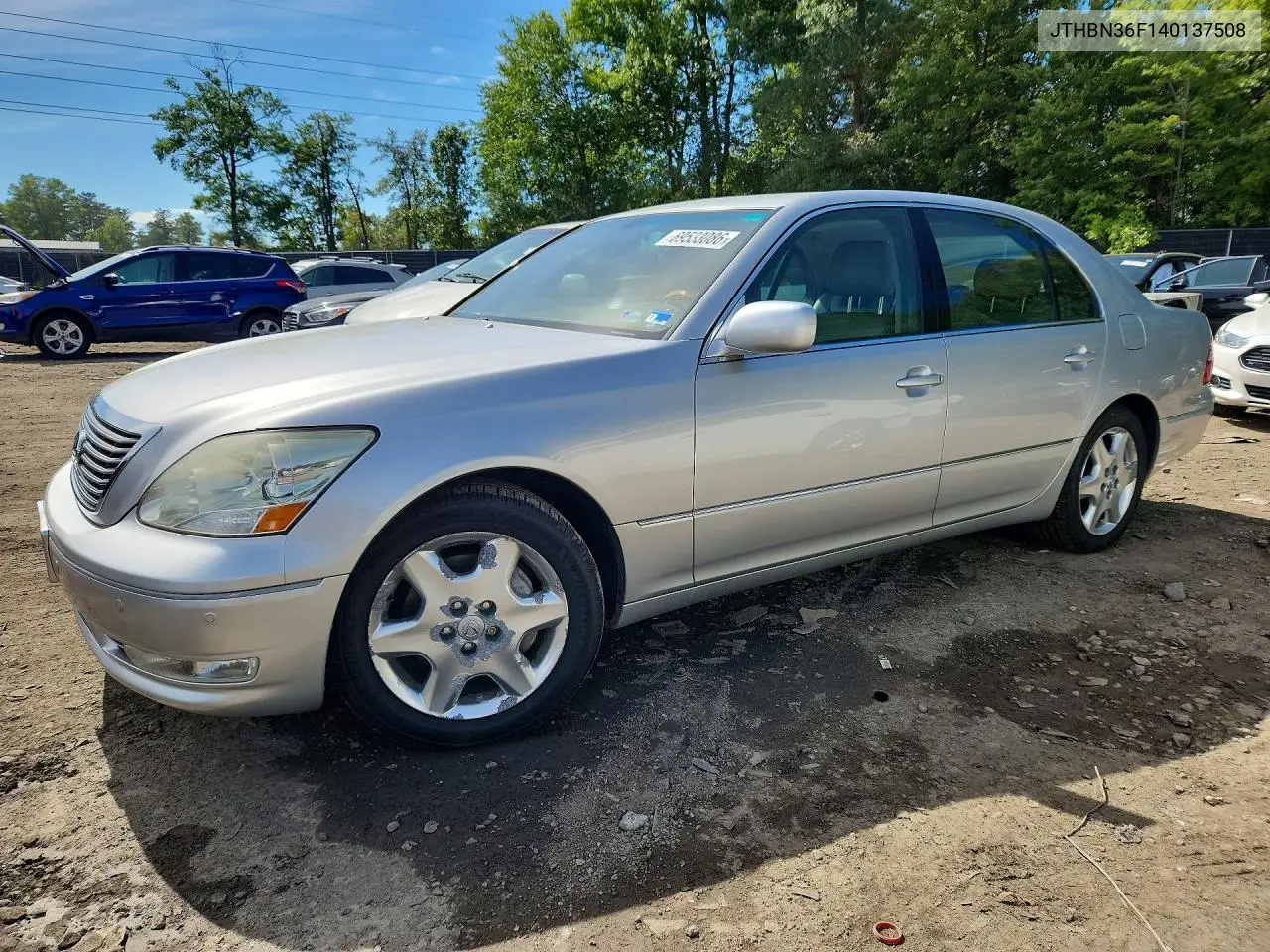 LEXUS LS 2004, VIN JTHBN36F140137508