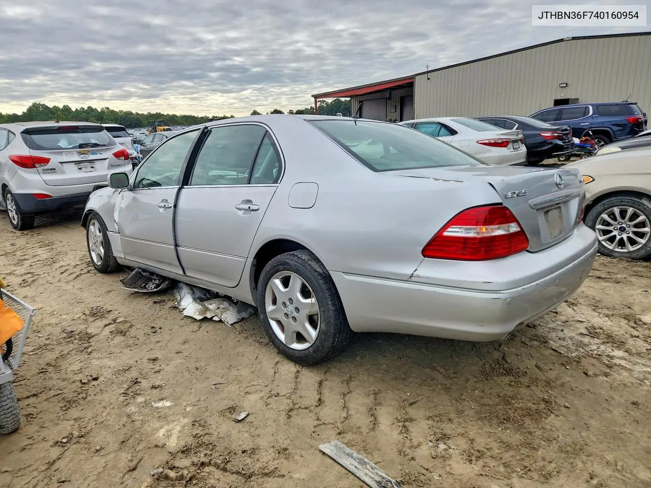 2004 LEXUS LS VIN JTHBN36F740160954 — фото 2