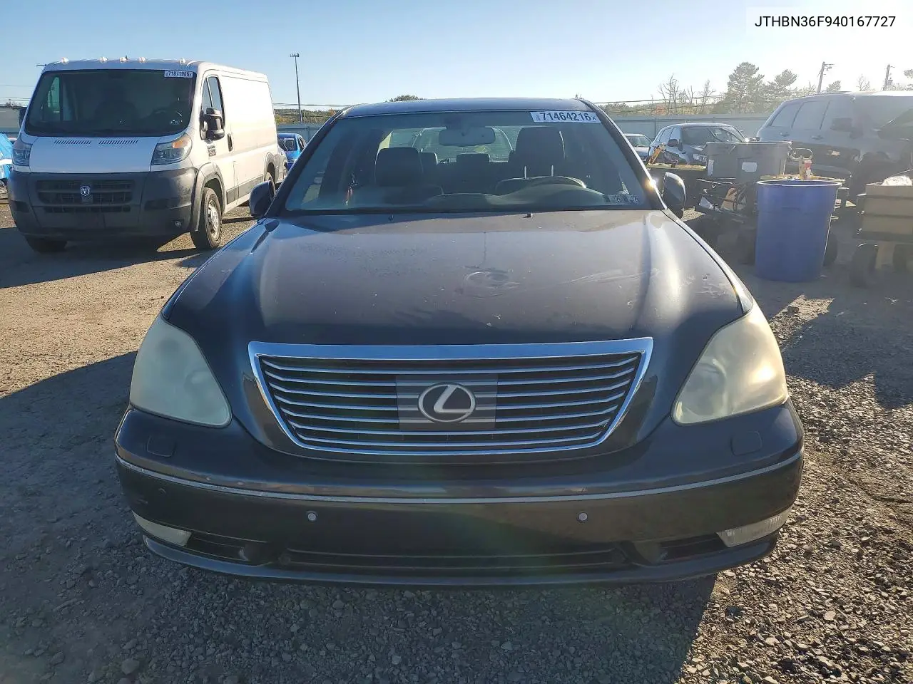 2004 LEXUS LS VIN JTHBN36F940167727 — фото 5