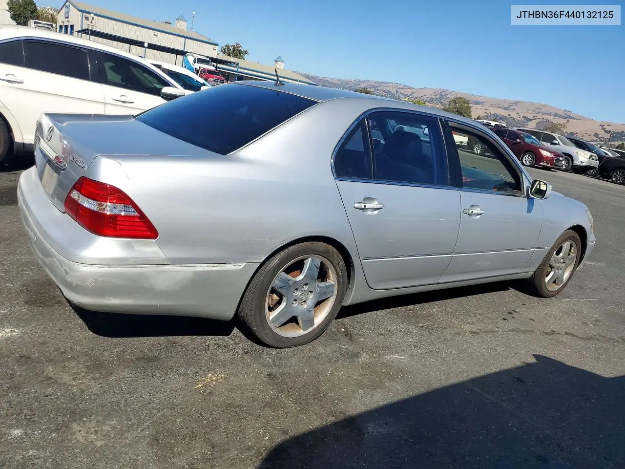 2004 LEXUS LS VIN JTHBN36F440132125 — фото 3